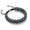 Grey | Unicorn Silver | Double Mermaid Glass Bracelet
